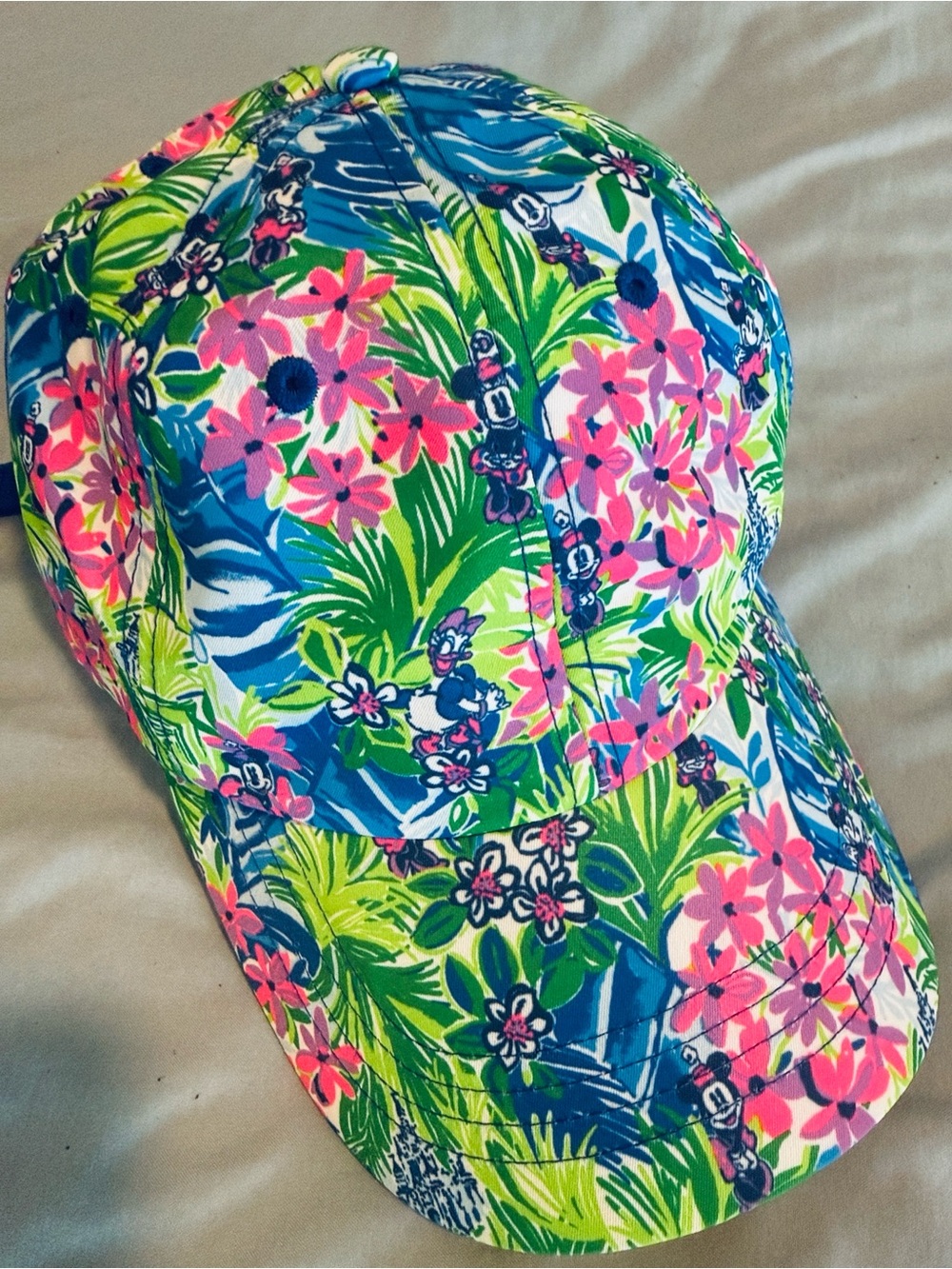Lilly Pulitzer x Disney Minnie and Daisy Print Hat